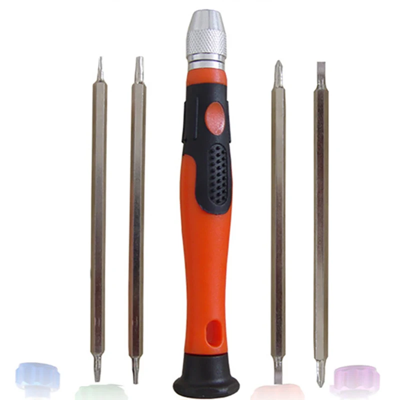 

8-In-1 Multi-Function Clock Screwdriver Mobile Phone Computer Household Appliance Repair Cross Word Chrome-Plated Steel Batch