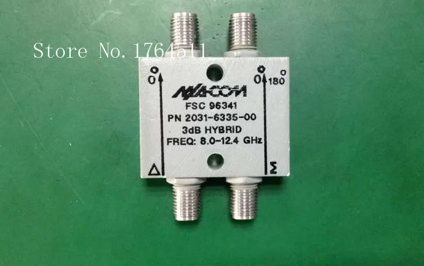 

[BELLA] M/A-COM 2031-6335-00 8.0-12.4GHZ RF 180 degrees 3dB bridge SMA