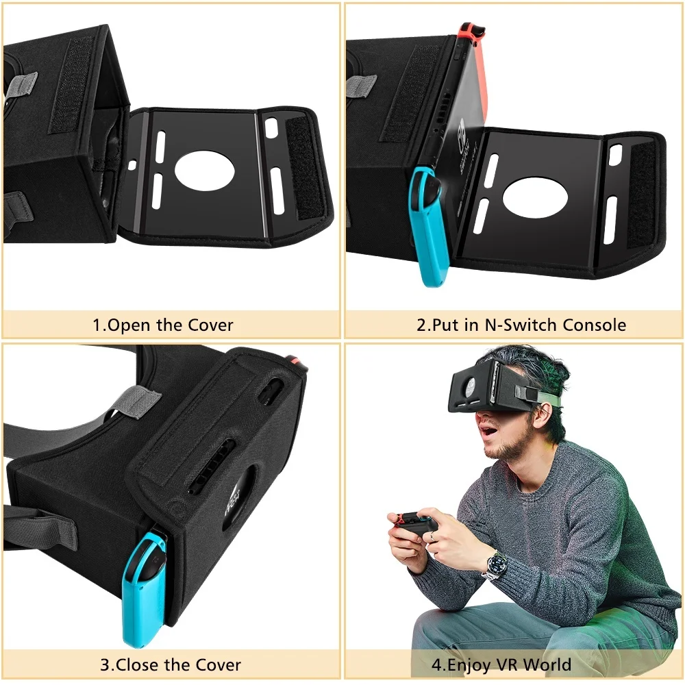 OIVO 3D govern Switch VR очки с головным монтажом EVA Виртуальная реальность фильмы игра для