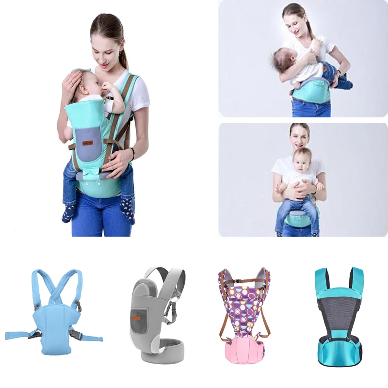 

Baby Carrier Baby Kangaroo Bag Breathable Front Facing Baby Carrier 4 in 1 Functional Infant backpack Pouch Wrap baby Sling