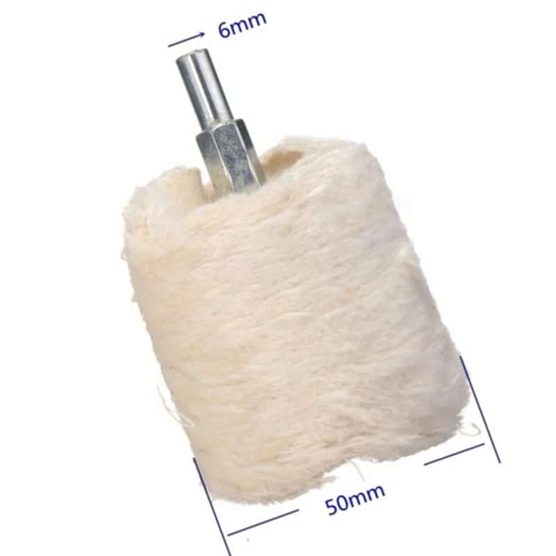 8x Polishing Kit Dome Goblet Cylinder Mop Buffing Wheel Compound-Metal Plastic