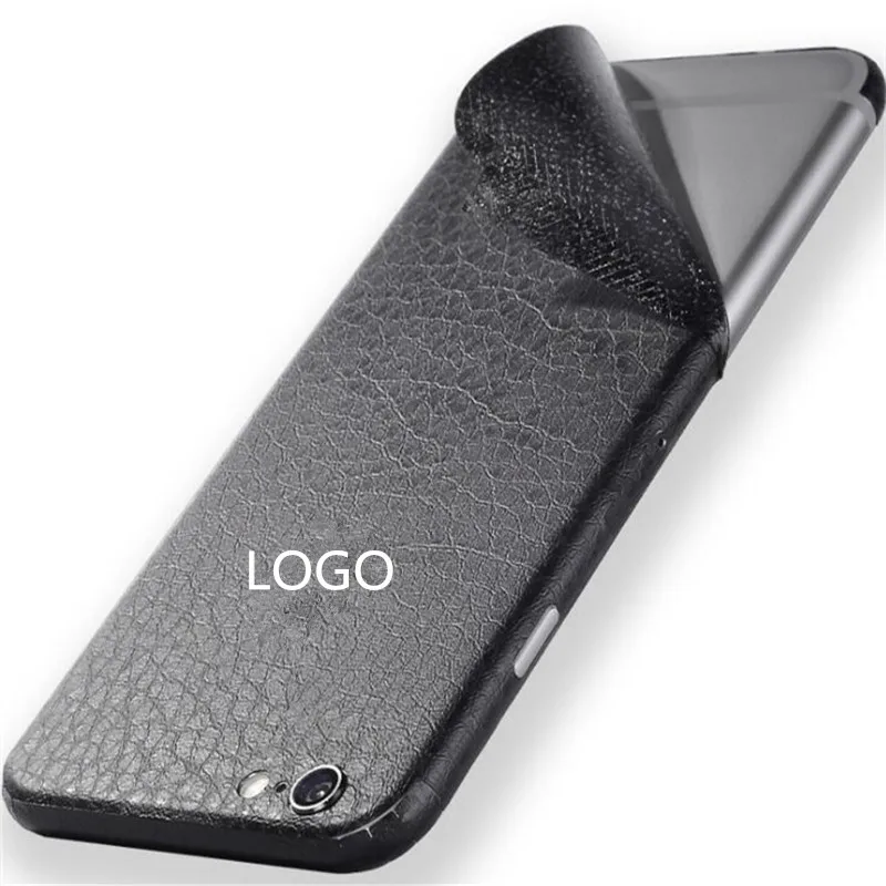

Leather Grain Phone Surface Sticker Ice Film Anti-fingerprint Rear Decal Protector Case For iPhone 5 6 6S 7 8 Plus X XR XS MAX