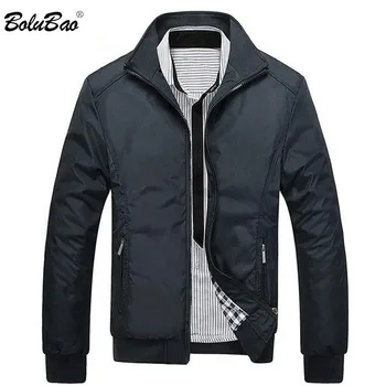 

BOLUBAO New Jacket Men Fashion Loose Mens Jacket Sportswear Bomber Jacket Mens Casual Jackets Coats Male