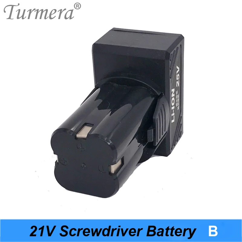 Turmera 25V 25.2V 6S 18650 pack battery mini lithium battery electric drill Cordless screwdriver battery shura shurik battery b 03
