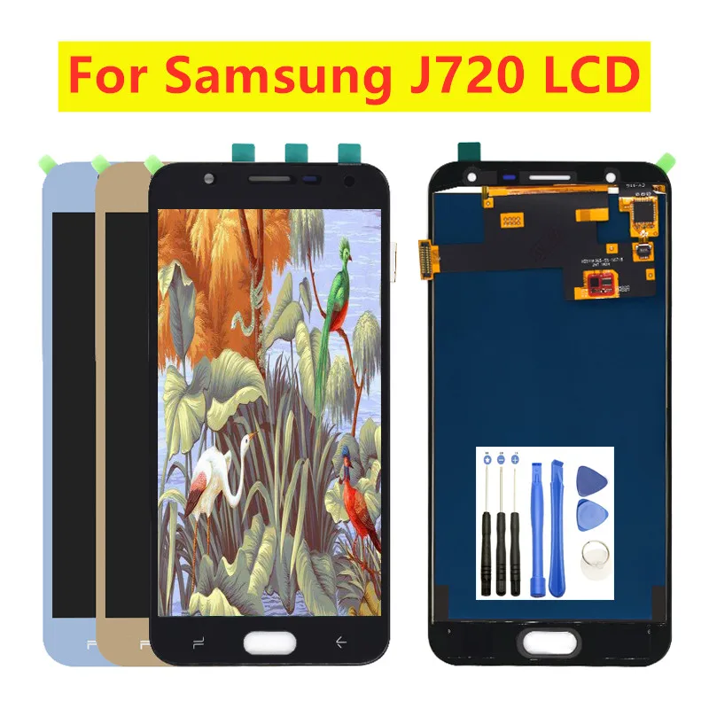 

5.5" For Samsung Galaxy J7 Duo Display J720 J720F SM-J720F LCD Display Digitizer Touch Screen For Samsung J3 2016 J320 J320F
