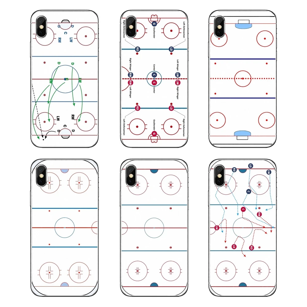 

Ice Hockey Playground space Poster Silicone Phone Cases Cover For Samsung Galaxy A5 A6 A7 A8 A9 J4 J5 J7 J8 2017 2018 Plus Prime