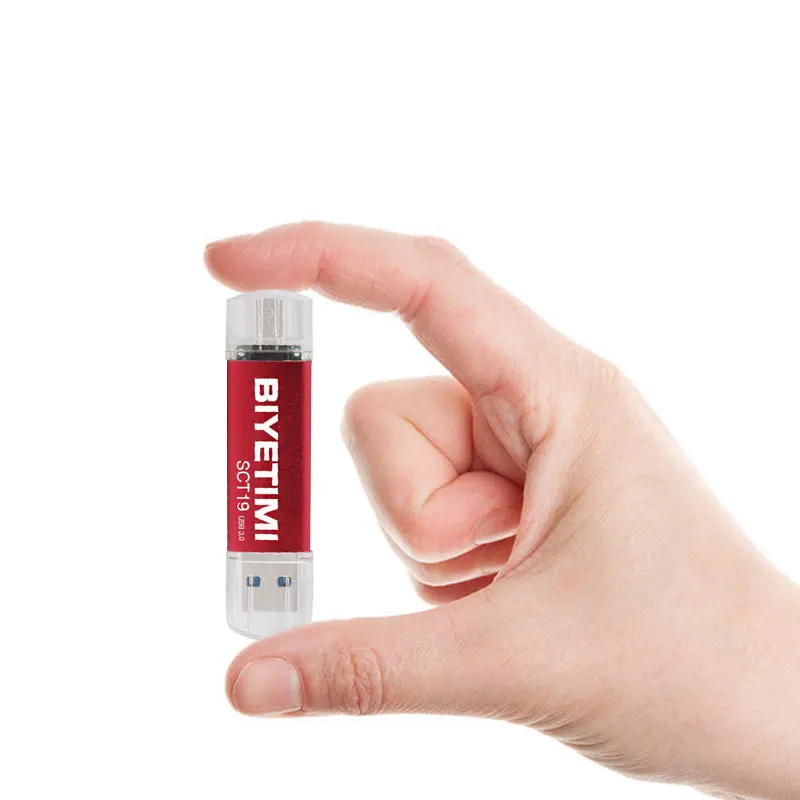 Biyetimi USB флеш накопитель 3 0 8 Гб OTG 16 Pendrive для Android системы ПК 32 64 128 ГБ внешнее