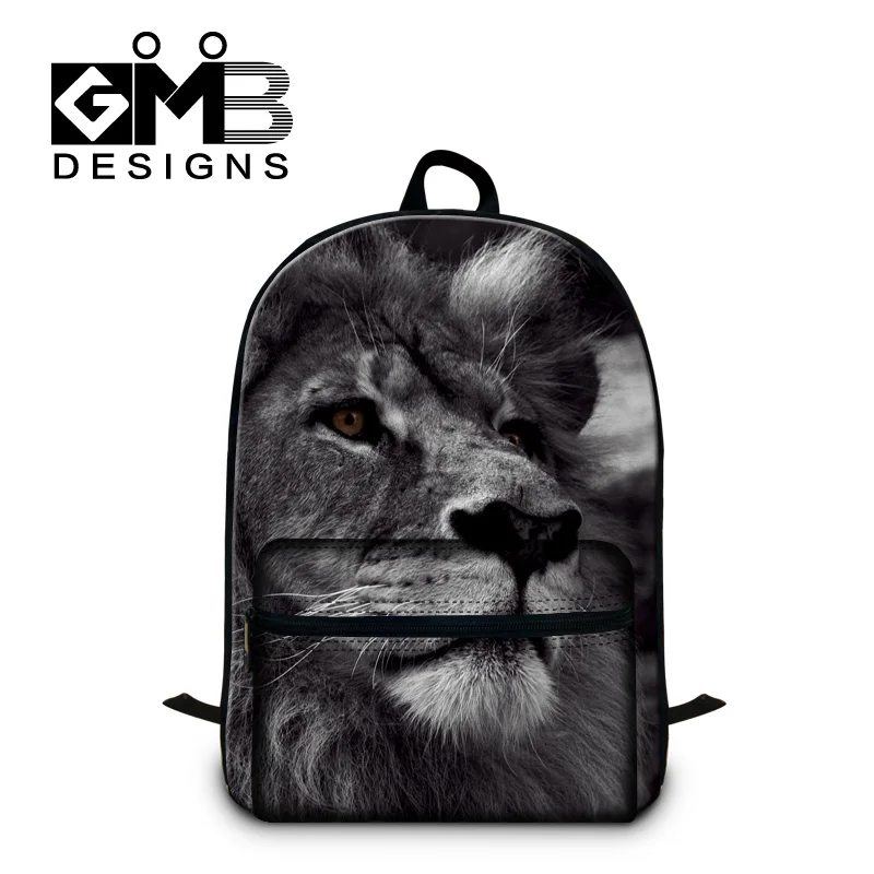 Panda Lion Girls School Bags Backpack Teenagers Boys Laptop Rucksack Lunch Bag 