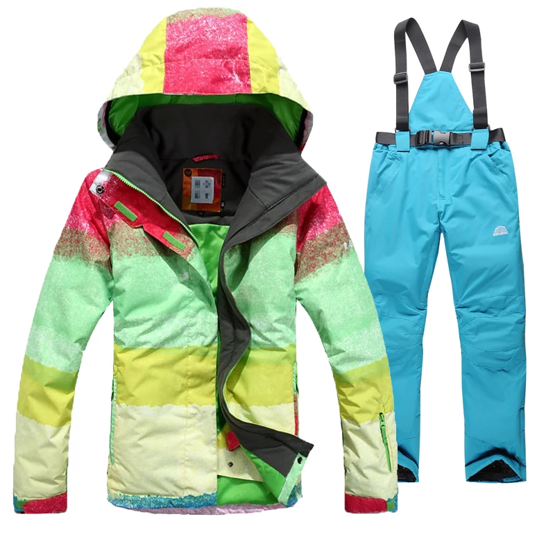 

2019 Winter Jackets Men/Woman Waterproof Snowboard Clothes Couple Set Sport Snow Hiking Ski warm pants