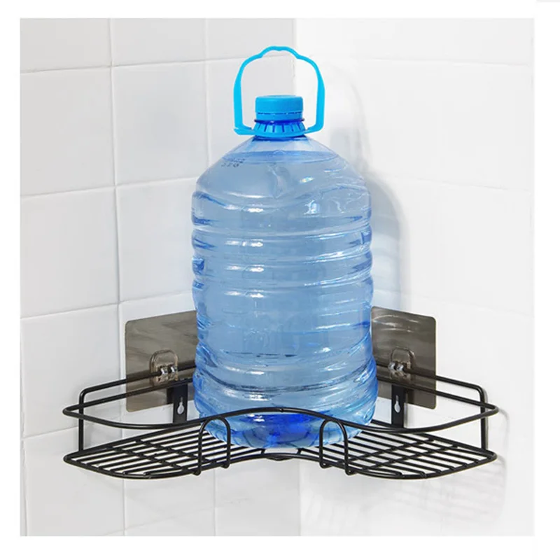 لكمة خالية الحمام دش العلبة سلة شفط جدار جبل المنظم حامل من الستانليس ستيل سلة التخزين منشفة رف الصابون طبق