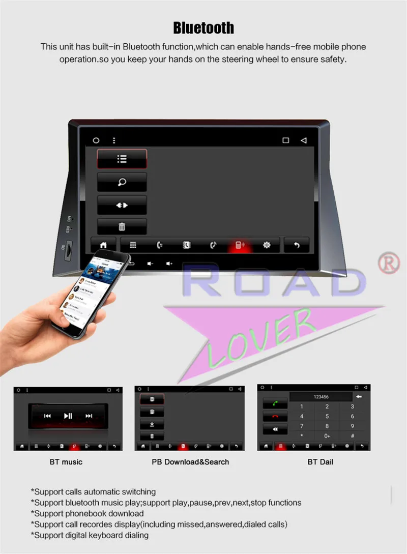 Discount Roadlover Android 8.1 Car Autoadio Player For Honda Accord 2007-2013 Stereo GPS Navigation Magnitol 2Din Multimedia Video NO DVD 17