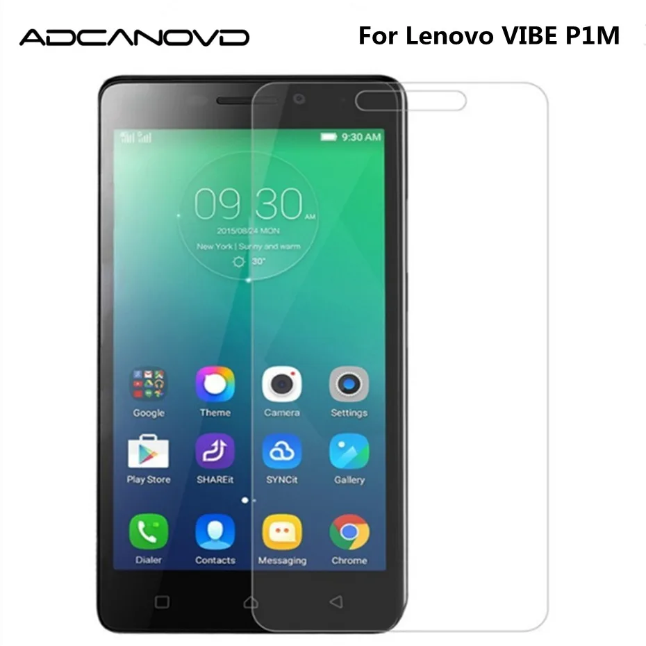 Adcanovd Explosion-proof Tempered Glass Film For Lenovo VIBE P1m P1mc50 P1ma40 Dual Sim Front Screen Protector pelicula de vidro | Мобильные