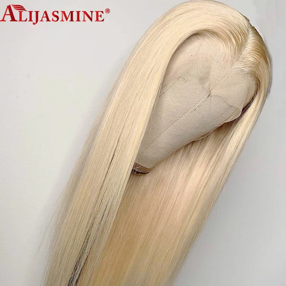 Pre Plucked Hairline Full Lace Silk Base Human Hair Wig With Baby Hair Peruvian Remy Straight Lace Wigs For Black Women