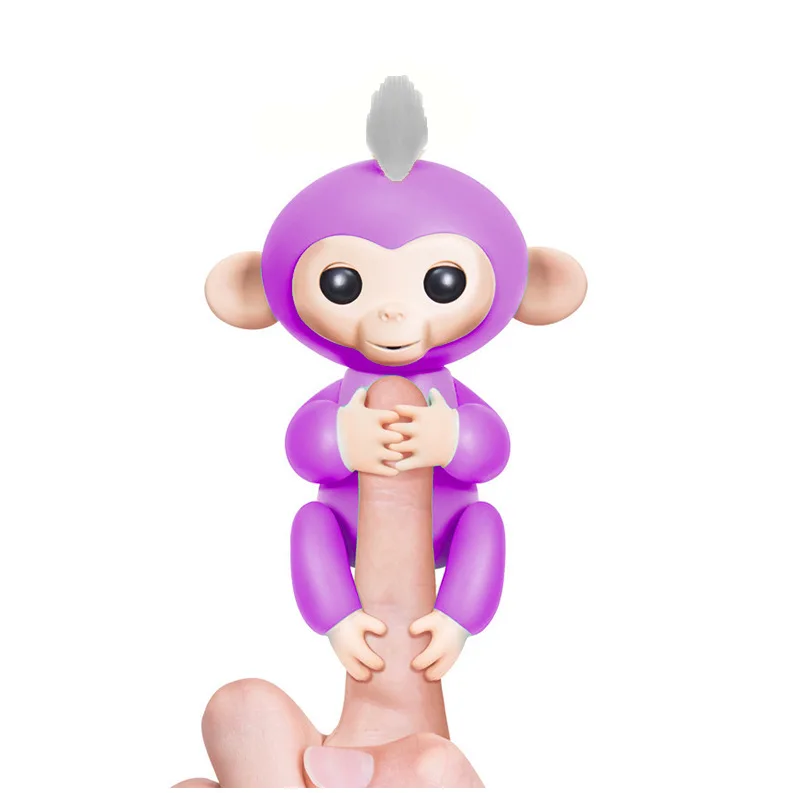 Happy Monkey Игрушка палец обезьяна игрушка Интерактивная детская Умная игрушка Совет обезьяна Умная Электронная ПЭТ палец игрушки «обезьяна»