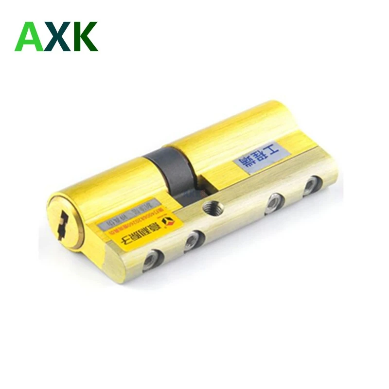 

100 eccentricity=32.5+67.5 copper blade double side security door lock useful steady cam lock padlock for Security door cabinet