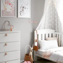 Рождественская подвесная кружевная балдахин для детской кроватки Круглый купол кровать навес покрывало занавеска для детской кроватки домашняя кровать навес для детской кроватки висящий слой пряжи игра