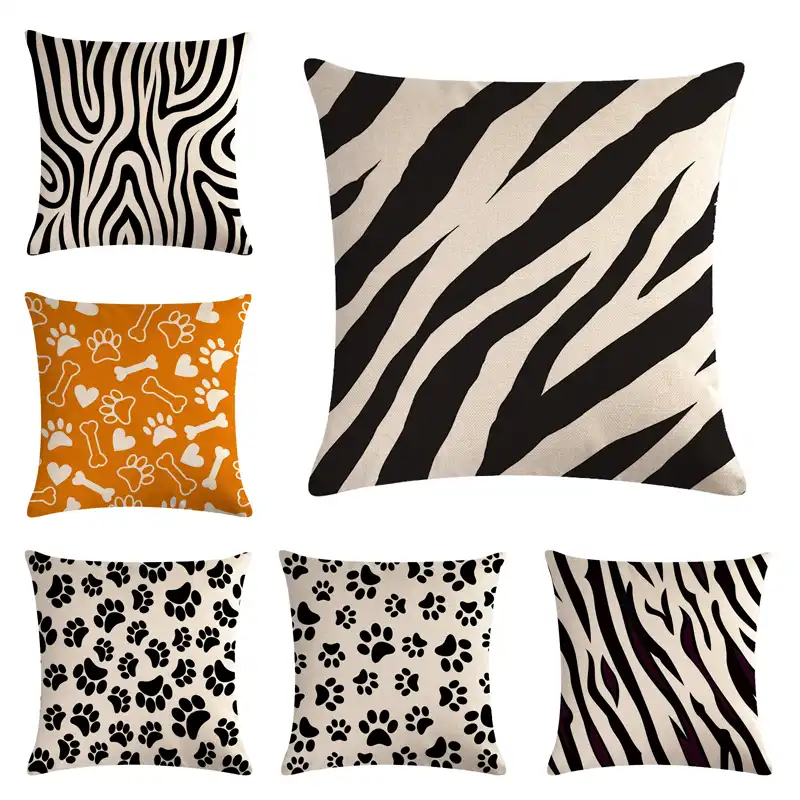 Animal Print Cushion Cover Throw Pillowcase Pillow Cover Sofa Car Home Decor CB