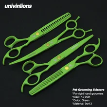 7 Pet dog cat cutting scissors barber up curved shears clippers flat teeth thinning scissors pets dog gromming scissors set h3102 u4pcs set 7 kasho hairdresser for dog comb cutting thinning up curved shears professional pets scissors clippers for dogs