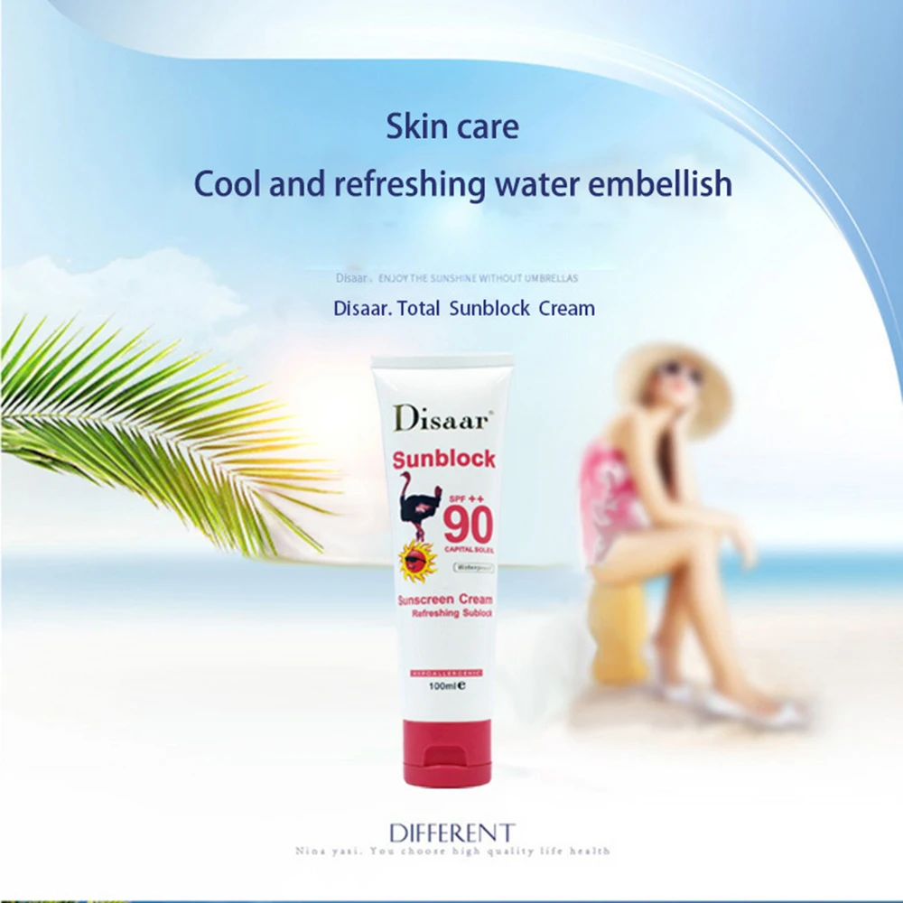 Отключающий крем для лица, солнцезащитный крем для лица, пляжный солнцезащитный крем для защиты кожи, увлажняющий крем SPF90 TSLM2