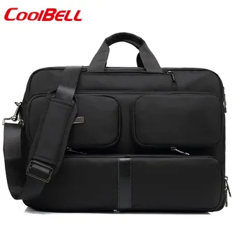 

Coolbell 17 inch Large Capacity Men's Laptop Backpack Convertible Shoulder Bag 17.3" Messenger Bag Business Briefcase Handbag