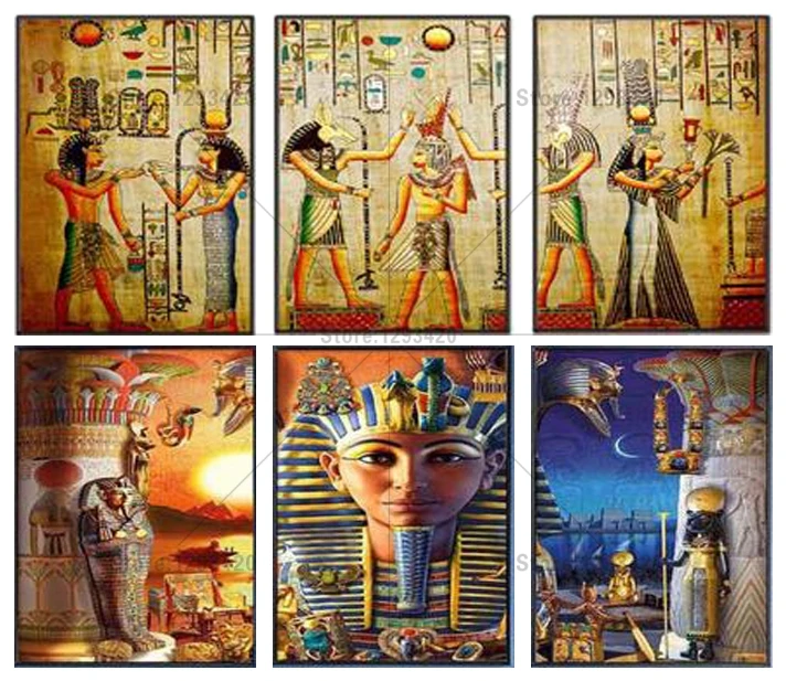 

Handmade needlework diy diamond painting kit diamond embroidery full rhinestone cross stitch diamond painting Egypt Impression