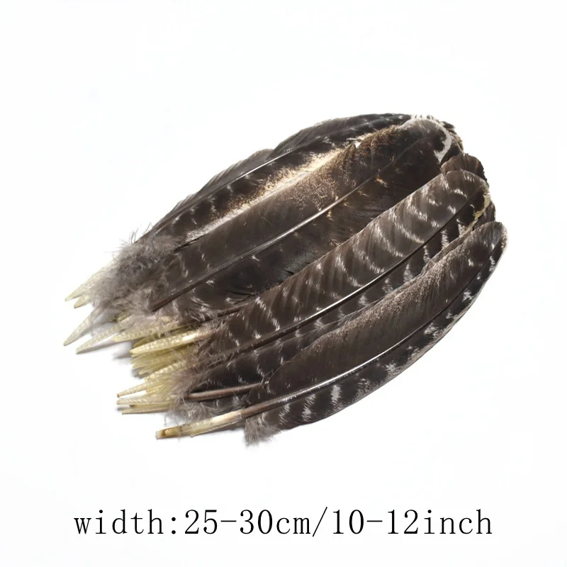 25-30cm to 10-12inch Одежда высшего качества Редкие природные Eagle перья для ремесел DIY белый большой перья для свадьбы ювелирные украшения партии Сова Plumas - Цвет: 25-30cm to 10-12inch