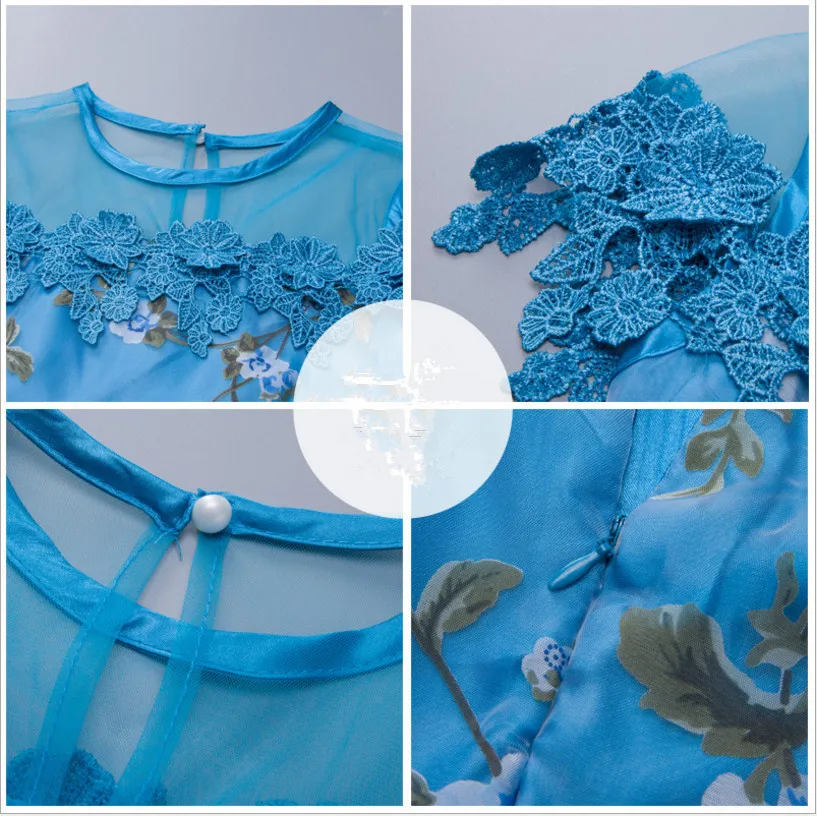 Летнее платье для девочек стекло YarnDress свадебного костюма ласточкиным хвостом