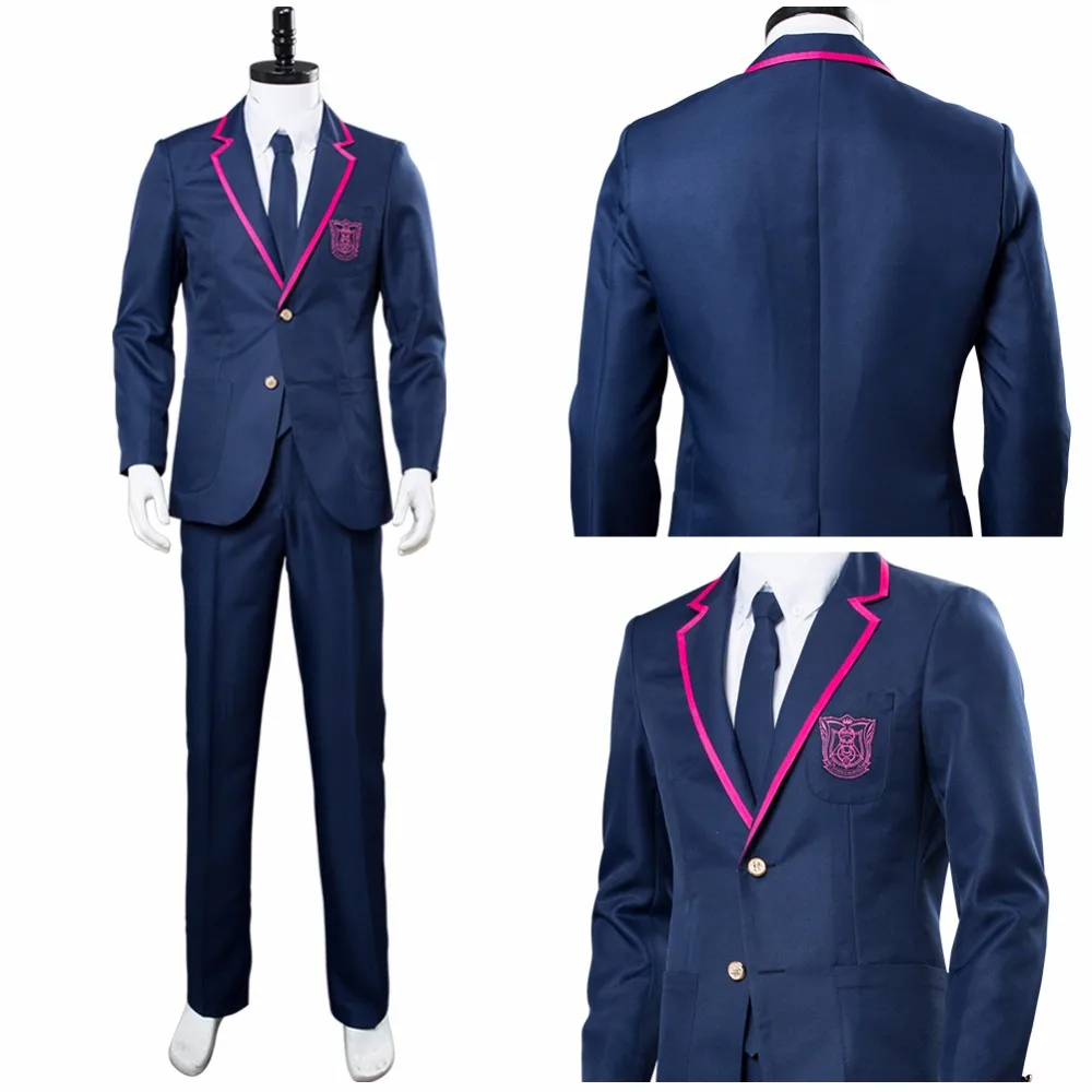 

Full Set Deadly Class Cosplay Costume School Student Uniform Suit Boys Academy Cosplay Halloween Carnival Party Costume Men