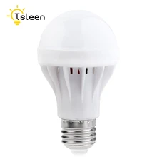 TSLEEN 220V E27 B22 E14 80% Energy Saving LED Bulb Lamp 3W 7W 9W 12W Cool Warm White SMD 5630 Chandelier Candle Flame LED Light