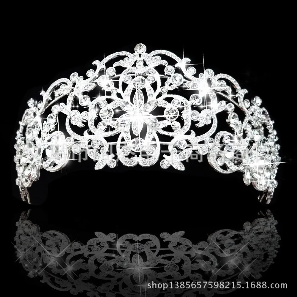 Korean royal bride headdress of the big crown wedding hair accessories