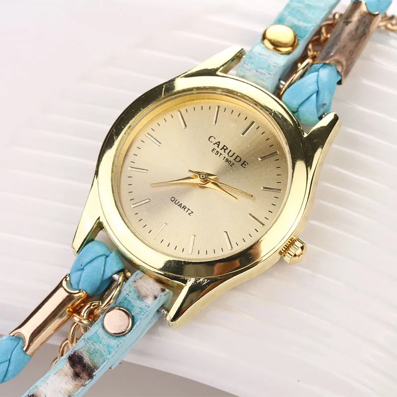 Женские часы с леопардовым ремешком, браслет, кварцевые плетеные наручные часы zegarki damskie orologio donna horloges vrouwen reloj mujer
