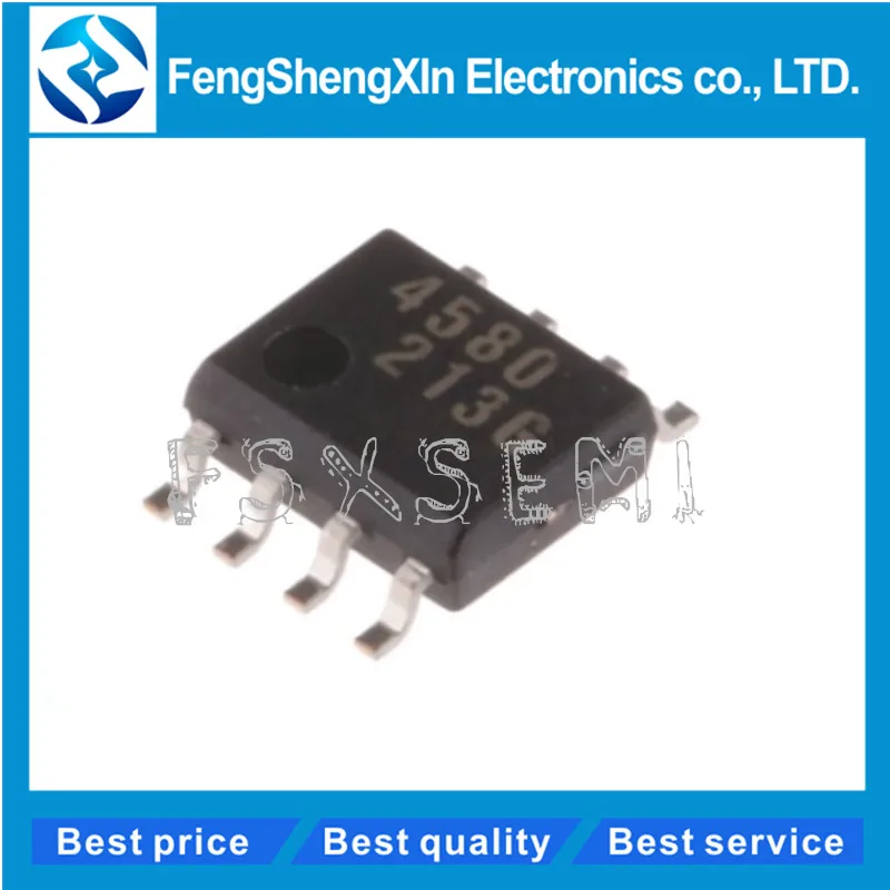 10 шт./лот NJM4580D NJM4580M NJM4580 SOP 8 двойной операционный усилитель IC|Интегральные схемы| |