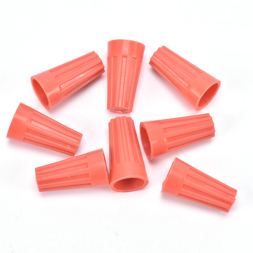 

Hot Sale 1000PCS P1 Standard Type Connector Electrical Wire Twist Nut Connector Terminals Cap Spring Insert Assortment red