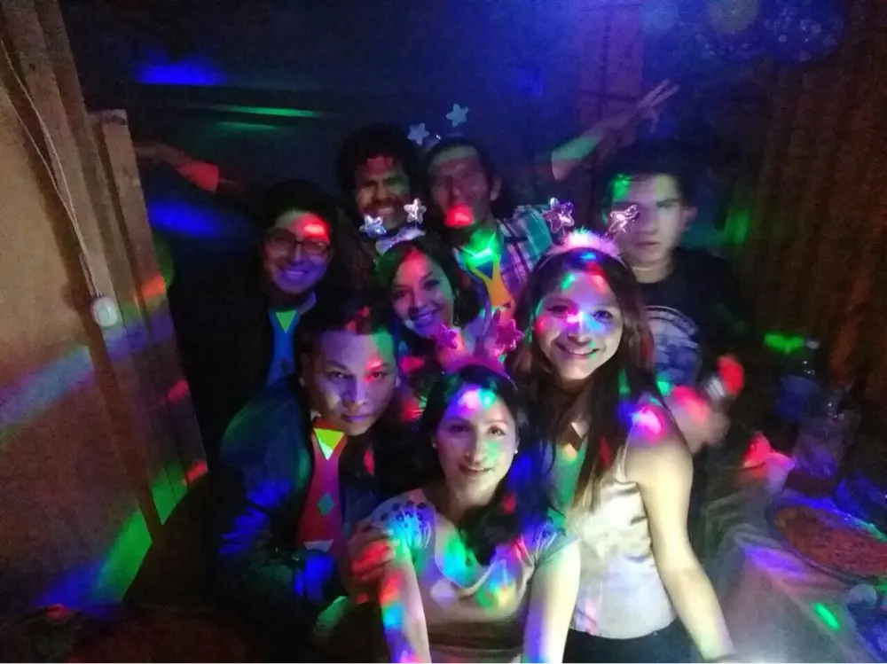 cor luzes de natal bola de discoteca