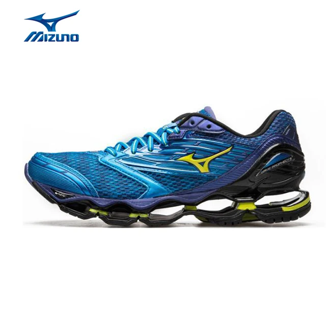 Cheap MIZUNO Men Wave PROPHECY 5 Breathable Light Weight Cushioning Jogging Running Shoes Sneakers Sport Shoes J1GC160044 XYP320