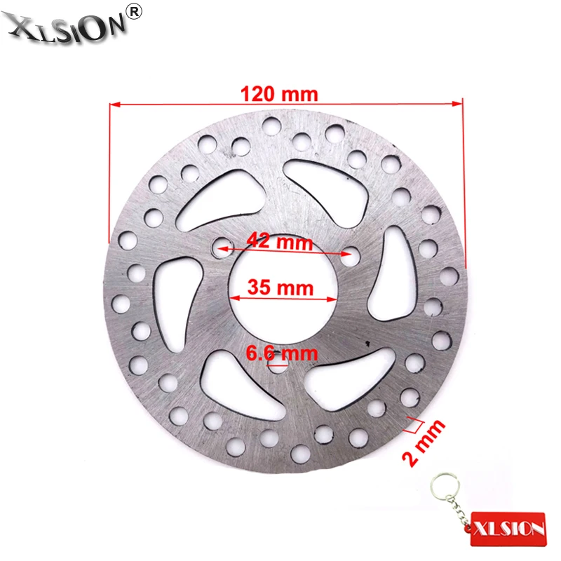 XLSION Aftermarket 120x35x2mm Brake Disc Rotor For 47cc 49cc 2stroke