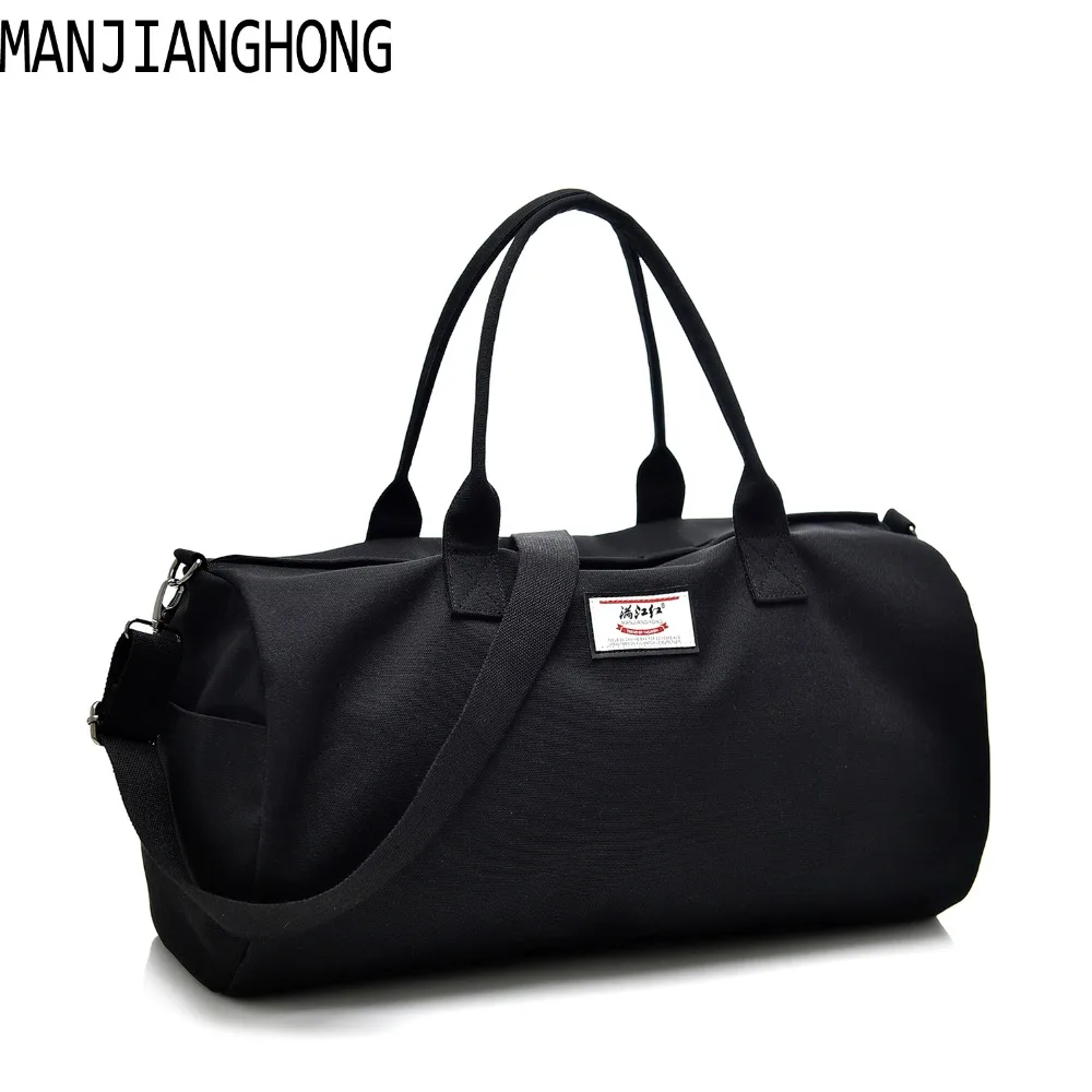 

2019 Fashion Canvas Men Women unisex Travel Totes Bags Large Weekend handbags Male Female portable shoulder bag Luggage Bag