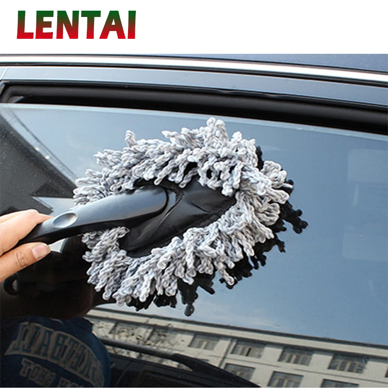 

OVERE 1PC Car dust brush Auto Window cleaning brush For Toyota Corolla Seat Leon Jeep Renegade Skoda Fabia Rapid Renault Duster