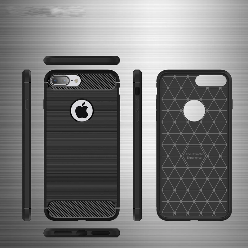 Чехол для iphone 8 plus iphone8 роскошный противоударный мягкий силиконовый чехол из ТПУ +