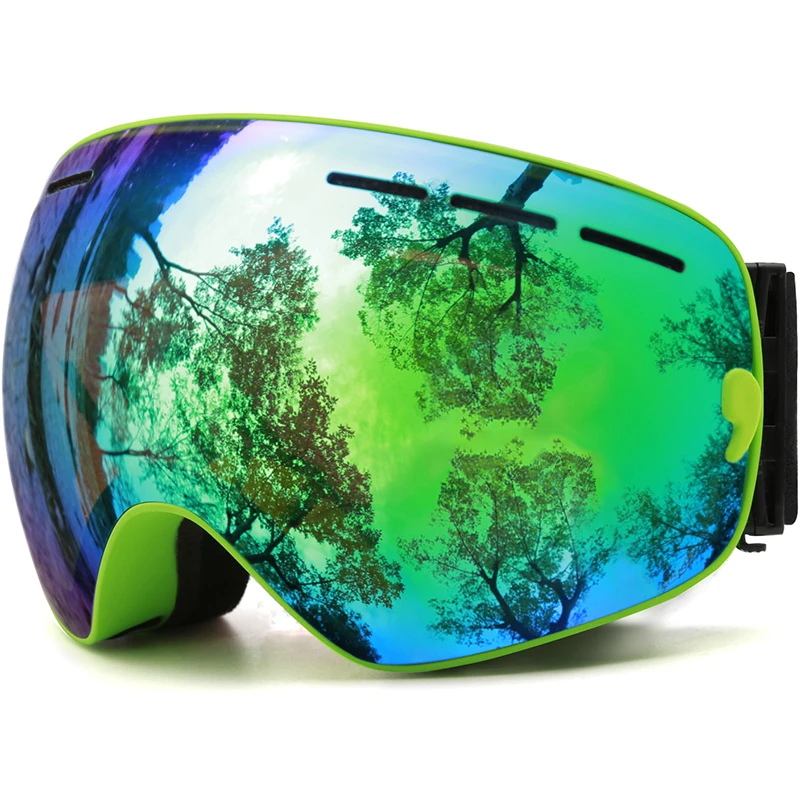 Gafas de esquí, juli marca doble capas UV400 protección anti-niebla máscara de esquí Gafas esquí hombres mujeres nieve snowboard deportes gafas