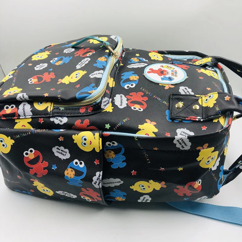 Милый мультяшный Плюшевый Рюкзак Улица Сезам, Kawaii Elmo, мешки-монстры для печенья, женская детская школьная сумка для девочек и мальчиков, детские подарки