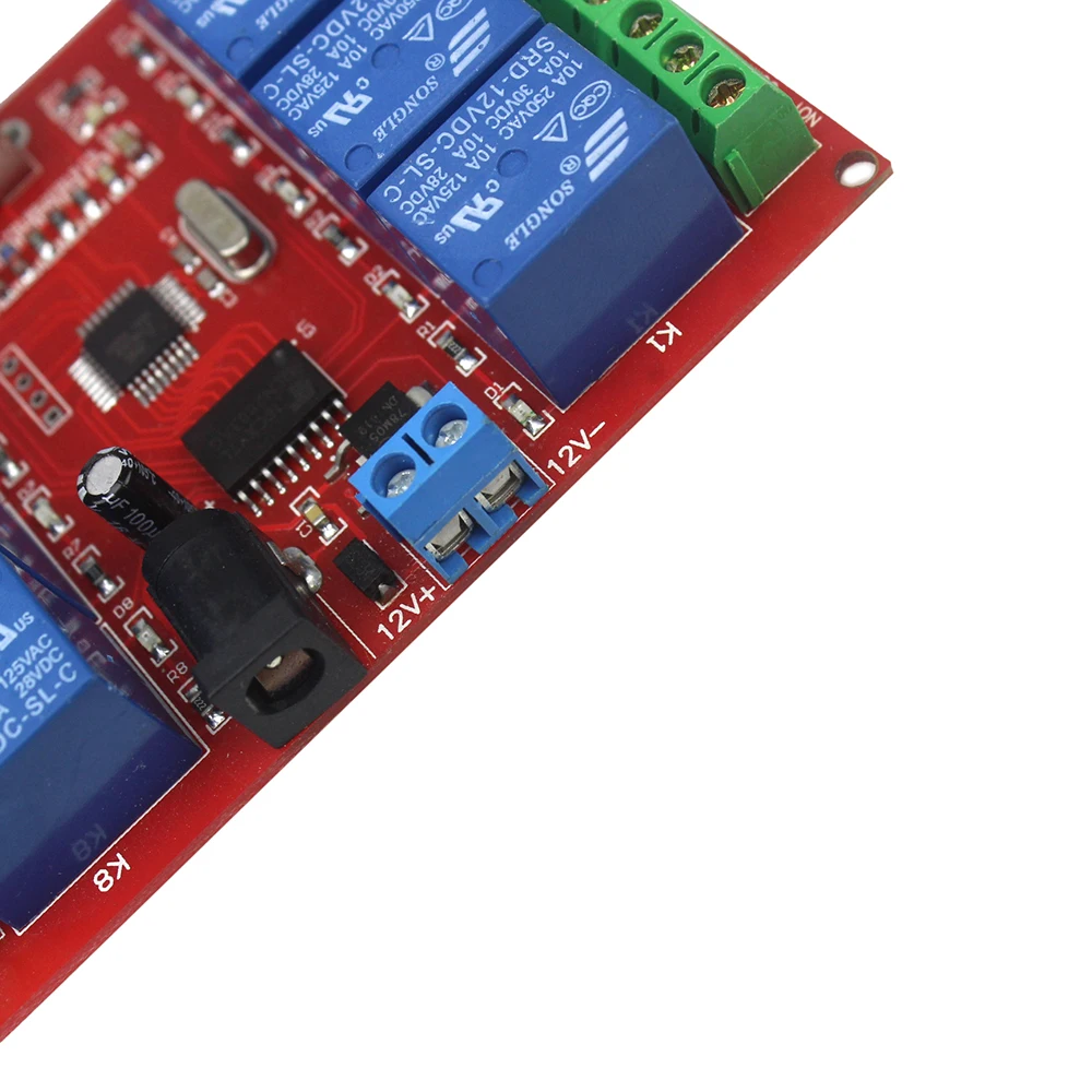 8 канальный DC 12 В релейный модуль/компьютер USB переключатель управления драйвер/ПК интеллектуальное управление Лер восемь путь 12 В USB модуль