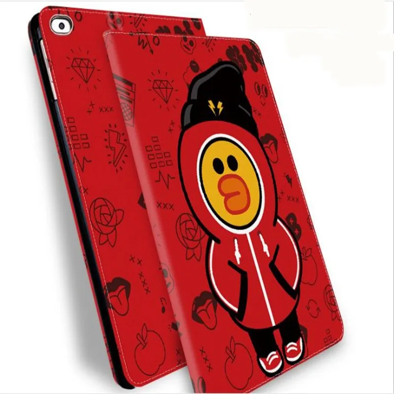 Новое поступление бурый медведь мультфильм Минни рисунок с кроликами Tablet чехол для IPad 2 3 4 общий бренд качество крышку планшета с участка