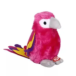 22 см Прекрасный Электрический Поющий попугай плюшевые игрушки мягкие чучело электронный вабик кукла петь песни для ребенка Подарки на