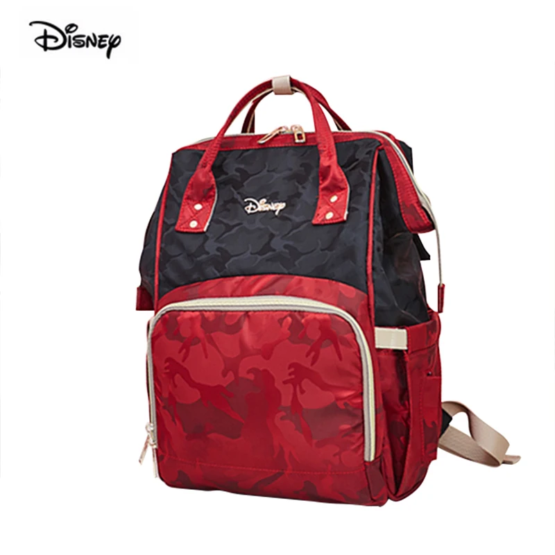 

Disney Original Brand Maternity Backpack Multifunction Waterproof Baby Bag For Mom Fashion Camouflage Diaper Nappy Backpack