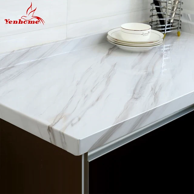Marble Vinyl Film Self Adhesive Wallpaper for Bathroom Kitchen Cupboard Countertops Contact Paper PVC Waterproof Wall Stickers