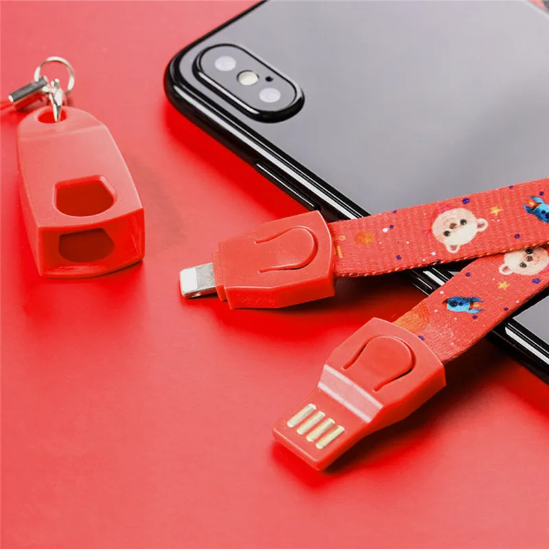 Red for Android Многофункциональный мобильный ремень для телефона кабель системы освещения данных Android type-c Плетеный Usb пользовательский Дата-кабель для зарядки кабель - Цвет: Red for Android