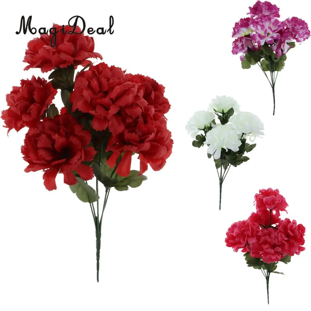 

MagiDeal Chrysanthemum Flower Artificial Bouquet Cemetery Flowers Home Decor