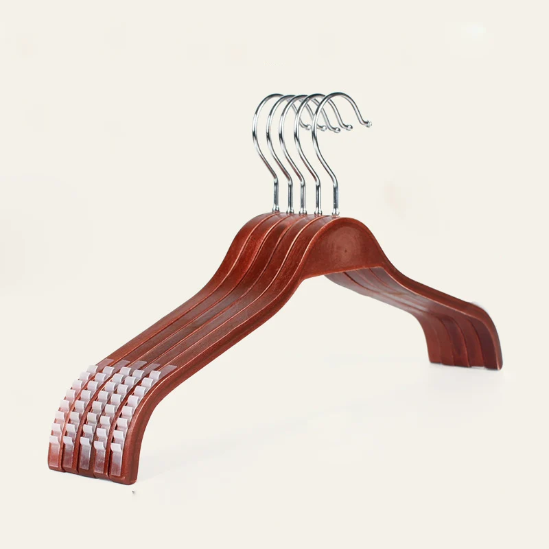 

38 cm Multifunction Solid Wood Clothes Hanger Racks Display Women's Clothing