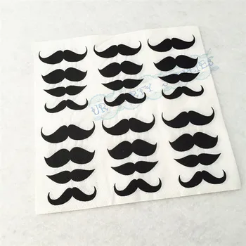 

20pcs Black Mustache Paper Napkin Birthday Party&Festival Wedding Bridal Shower Decoration Supplies Tissues Man Favor 33cm*33cm